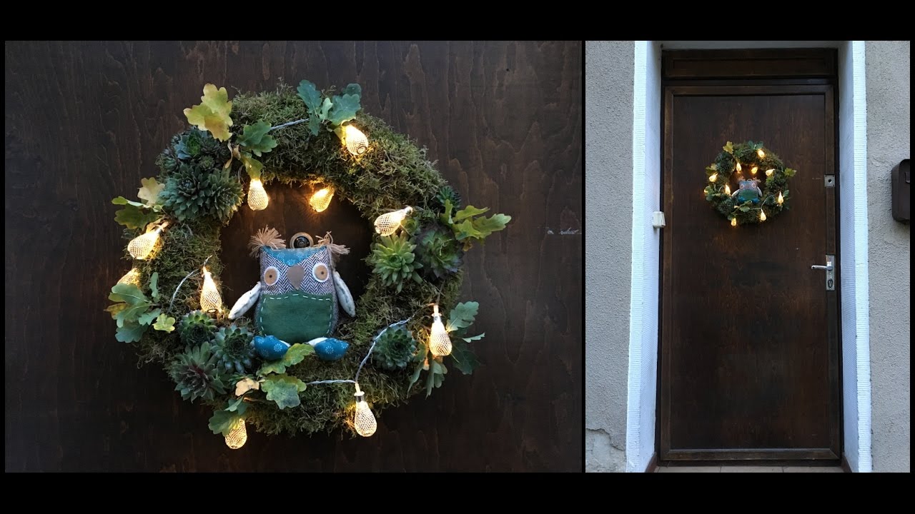 Sposób na... wianek na drzwi DIY (w tym Halloween)