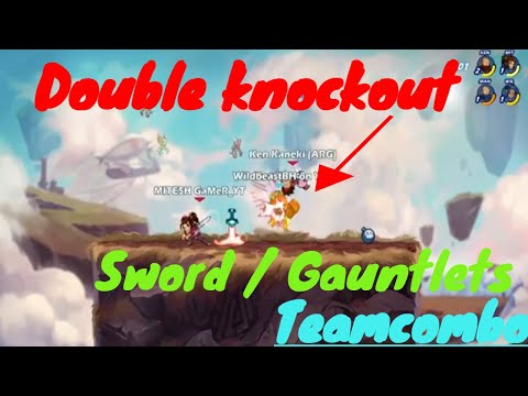 Double Knockout With Team combo. Brawlhalla .