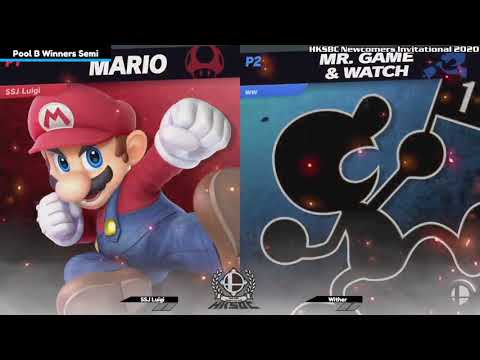 SSJ Luigi (Mario) vs Wither (Mr. G&W) [Pool B WSF] - HKSBC Newcomers Invitational 2020