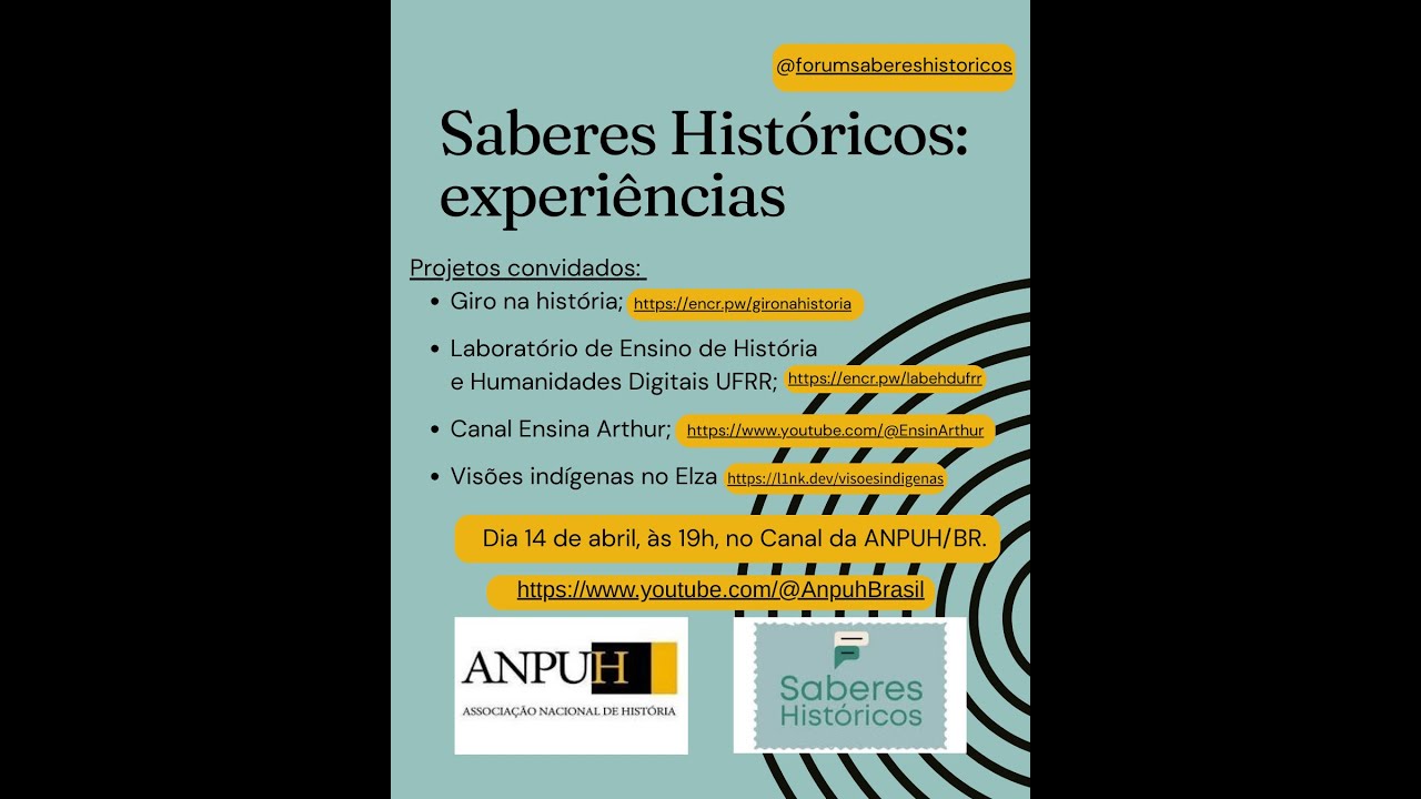 Saberes Históricos: experiências