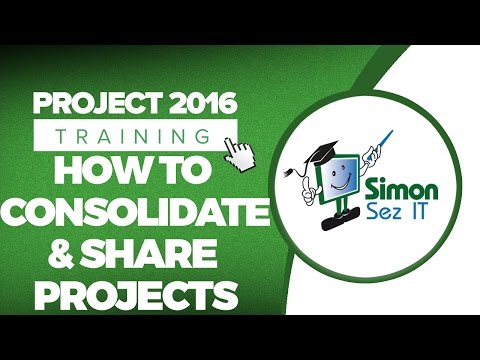 How to Consolidate Projects and Share Resources in Microsoft Project 2016