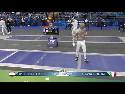 Budapest 2021 SMS - L64 - Elsissy EGY v Cavaliere ITA