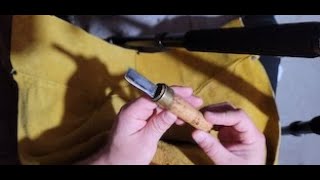 How I get my wood carving knife razor sharp by stropping