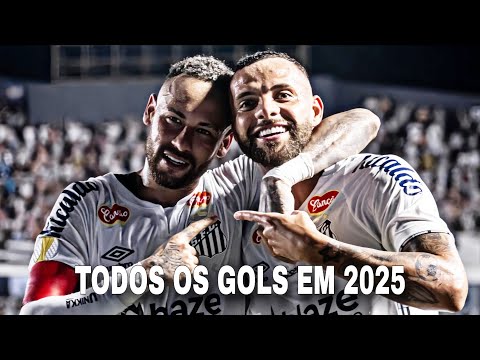 TODOS OS GOLS DO SANTOS EM 2025