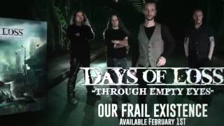 Days of Loss - &quot;Through Empty Eyes&quot; Noisehead Records - Official Lyric Video