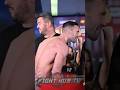 JOSH TAYLOR & TEOFIMO LOPEZ HELD BACK BY SECURITY AT HEATED WEIGH IN FACE OFF!