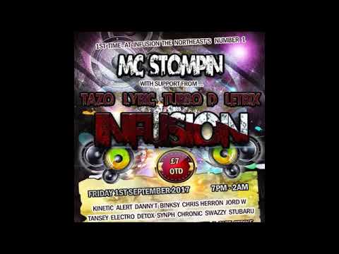 INFUSION - STOMPIN. TAZO. LYRIC TURBO-D. - JORD-W TANSEY ALERT BINKSY