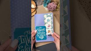 The notebook and ink swatches I made for Inkvent 2025