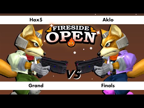 Fireside Open 2023 Melee - Aklo (Fox) vs Hax$ (Fox) - Grand Finals