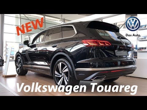 Volkswagen Touareg 2019 first quick look in 4K (Atmosphere) - Better than Q7?