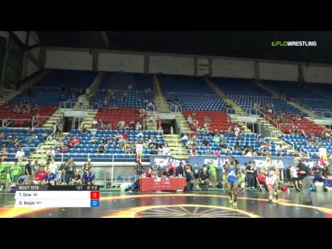 Junior GR 160 Round of 16 - Tyler Dow (WI) vs. Daniel Bogie (NY)