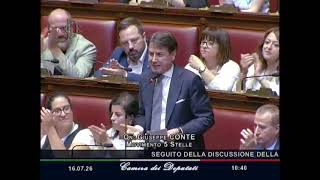 CONTE: "LEGGE ELETTORALE TRUFFA, VI SERVE PER IMBULLONARVI ALLE POLTRONE"