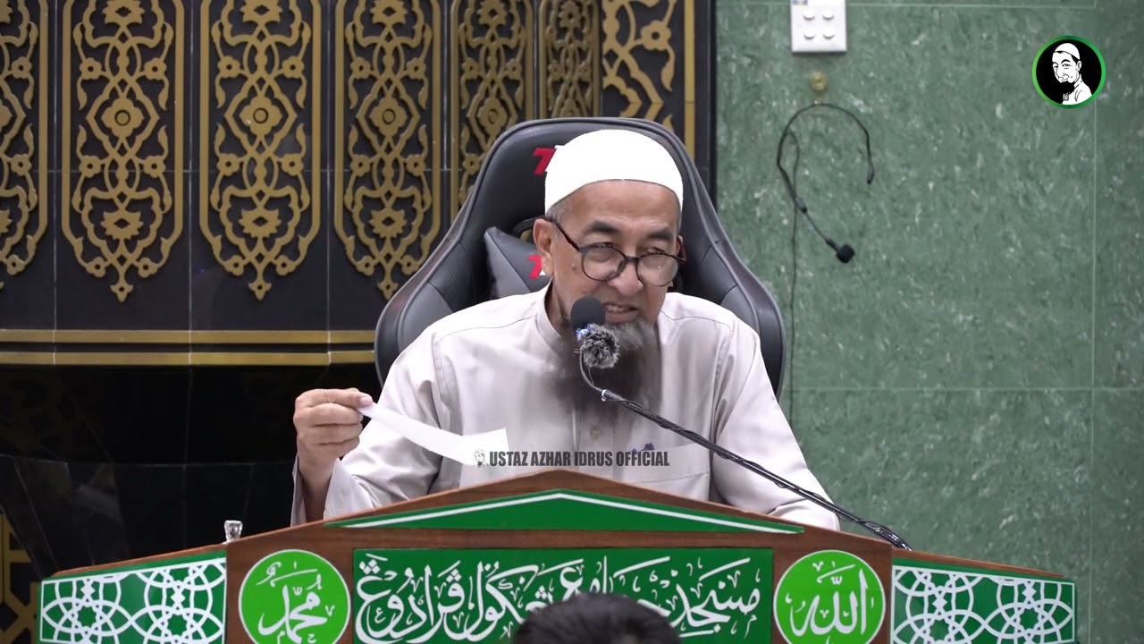 Tak Pasti Atas Sejadah Bulu Anjing Atau Kucing - Ustaz Azhar Idrus