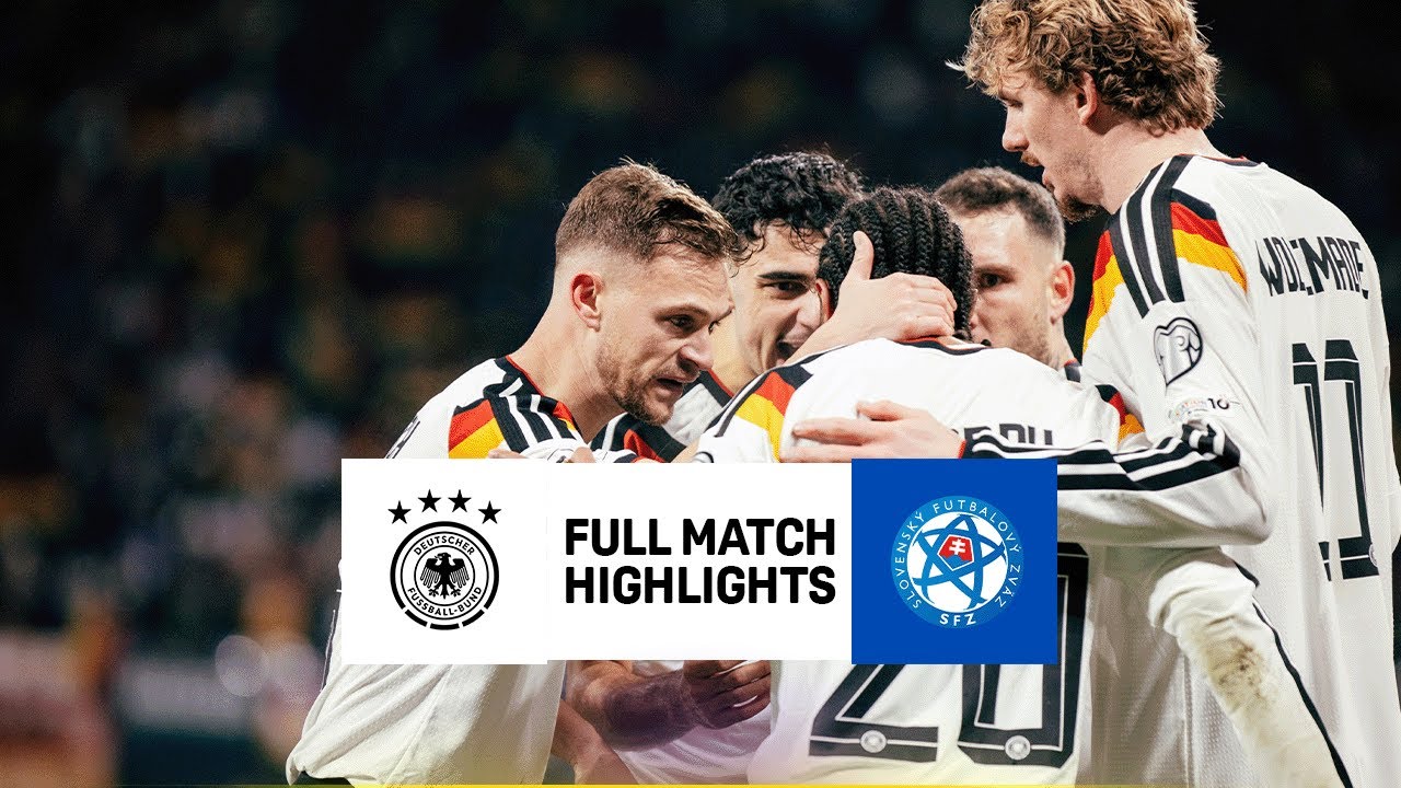 Germany vs Slovakia | European 2026 World Cup Qualifiers