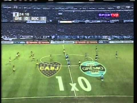 2007 (June 20) Gremio (Brazil) 0 Boca Juniors (Argentina) 2 (Copa Libertadores)