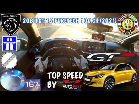2021 Peugeot 208 [1.2 PureTech 100] - TOP SPEED AUTOBAHN DRIVE POV