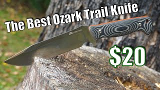 Ozark Trail Fixed Blade Survival Knife (7cr17mov)