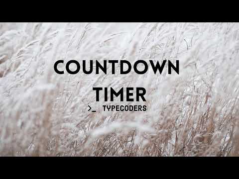 Countdown Timer Using Javascript Day2 100 Day 100 Code Challenge Html Css