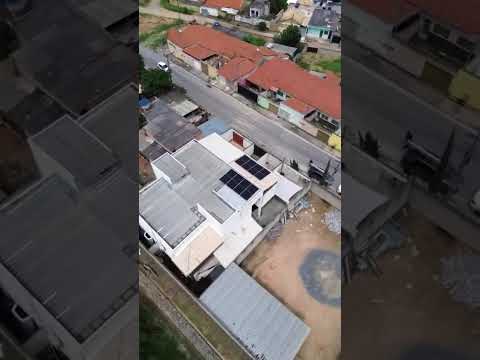 Energia Solar em Esmeraldas: 500 kWh/mês com Painéis Bifaciais #Shorts