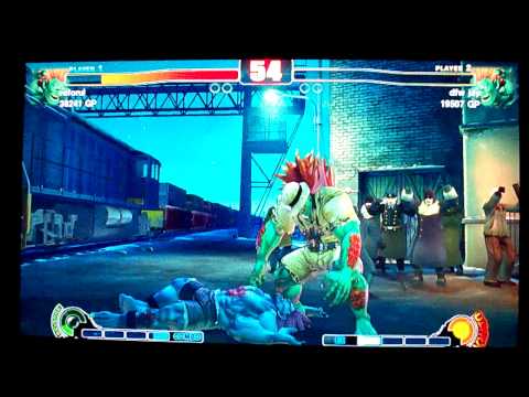 ruforul (Blanka) VS dfw jay (Blanka) SF4 G1 Championship XBL
