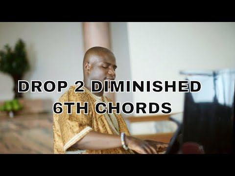 Barry Harris Drop 2 block diminished 6th chords Simplified , "How high the moon" Jazz Harmony