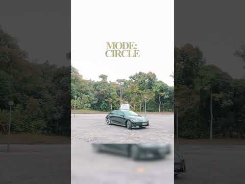 Trying out self-flying drone shots with the DJI NEO and the made in Singapore Hyundai Ioniq 6 #dji