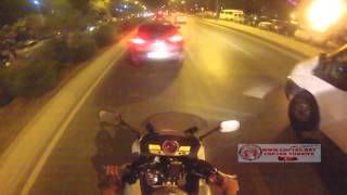 preview picture of video '2012 Honda CBF1000 Night Ride with GoPro Hero3 HD'