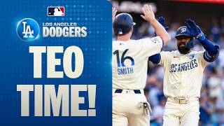 Teoscar Hernández mashes a three-run home run for the Dodgers in the 1st inning! ???? | MLB Highlights