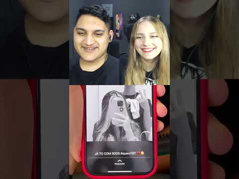 WHEN MY GIRLFRIEND MISSES ME SO MUCH | [React as a Couple] #humor #reaction #leozinn077