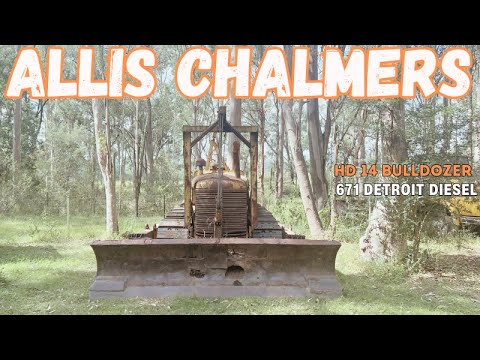 Detroit Diesel 671 Allis Chalmers HD14 Bulldozer.