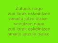 Gatibu - Lorak Eskeintzen (Lyrics) 