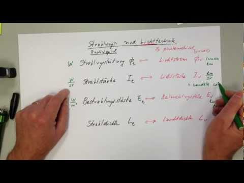 ** lumen lux candela Teil 1