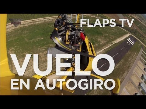 Flaps tv - Acrobacias con un Autogiro