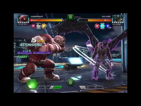New Event Quest Grudge Match (Cavalier) Vulture vs Juggernaut l Marvel Contest of Champions