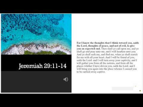 Jeremiah 29:11-14