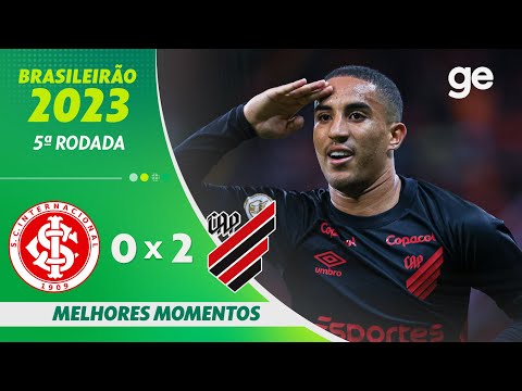 Gols e lances de Internacional x Athletico Paranaense