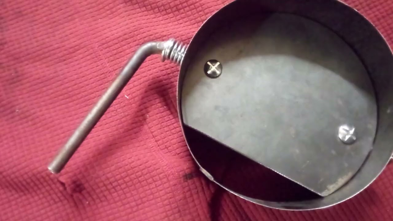 Fabrication clé de tirage pour poêle à bois