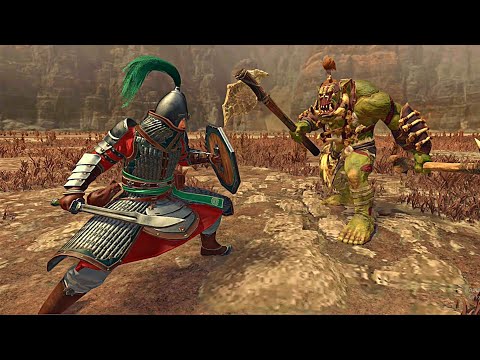 Jade Warrior VS Savage Orc Big 'Uns (Total War Warhammer 3)