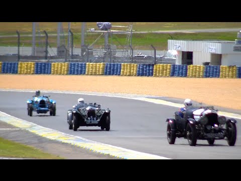 HIGHLIGHTS RACE GRID 1 ENGINE SOUND 1925 -1939 (LE MANS CLASSIC 2016)