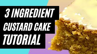 3 Ingredients To Make This Custard Cream Biscuit Cake (MUST SEE)