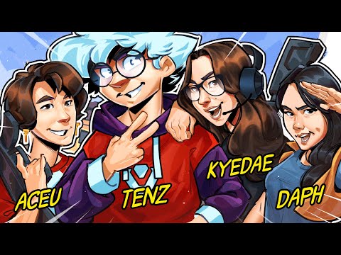 I CARRIED ACEU & 39DAPH IN VALORANT W/ Kyedae !!!