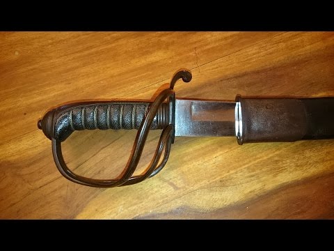 A hybrid sword design for Indian cavalry in British service - antique swords