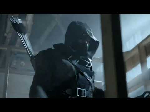 Dark Archer (Malcolm Merlin)- All Fights and Weapons from Arrow S1