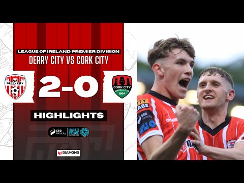 Debut Goal! - Derry City 2-0 Cork City - HIGHLIGHTS - LOI PD - 23/06/2023