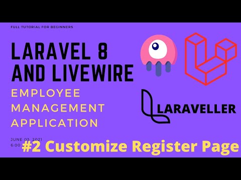 01 Laravel Livewire Tutorial Employees Management Project Setup Application