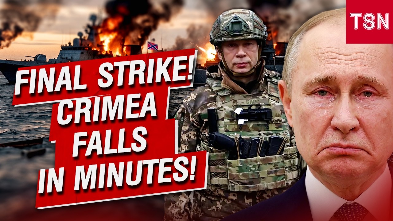 A MINUTE AGO! UKRAINE SHATTERS THE FRONT! CRIMEA IN FLAMES — PUTIN FORCED OUT OF THE BLACK SEA!
