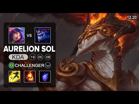 Aurelion Sol  vs Neeko Mid - BR Challenger - Patch 12.20 Season 12