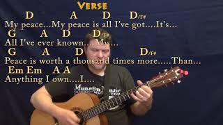 My Peace (Woody Guthrie) Strum Guitar Cover Lesson in D with Chords/Lyrics