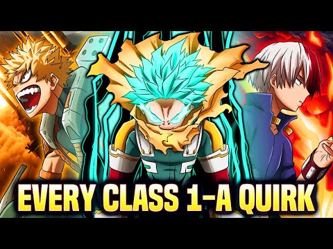 EVERY Class 1-A Quirk & Awakening In My Hero Academia Explained