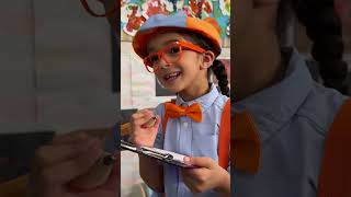 Blippi Takes Attendance!  #blippi #shorts #backtoschool #school #play